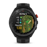 Смарт-часы GARMIN APPROACH S70 (47 мм) с черным керамическим безелем и черным ремешком 010-02746-12